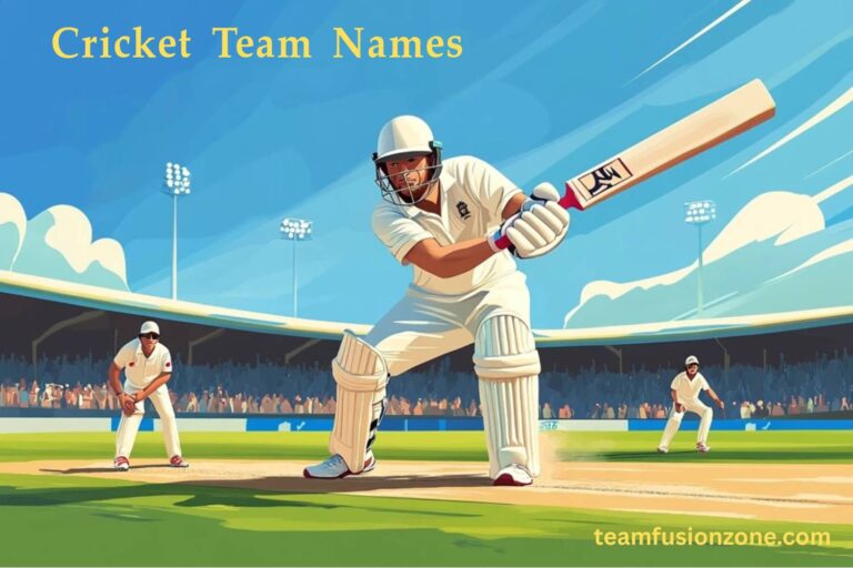 cricket team names