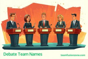 155 Dominant & Funny Debate Team Names That Win With Words
