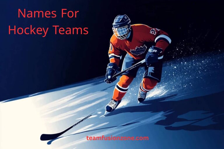 names for hockey teams