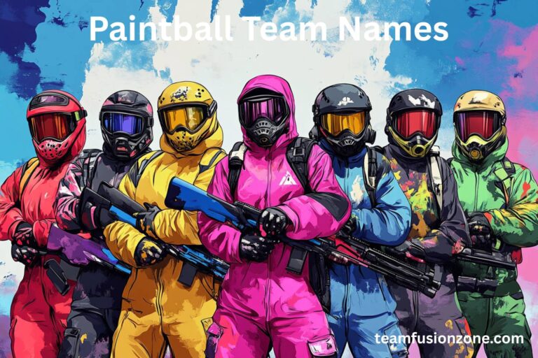 370+ Top Paintball Team Names for Every Style and Squad