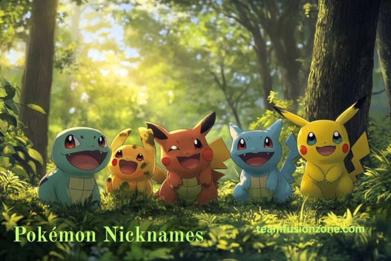 pokémon nicknames
