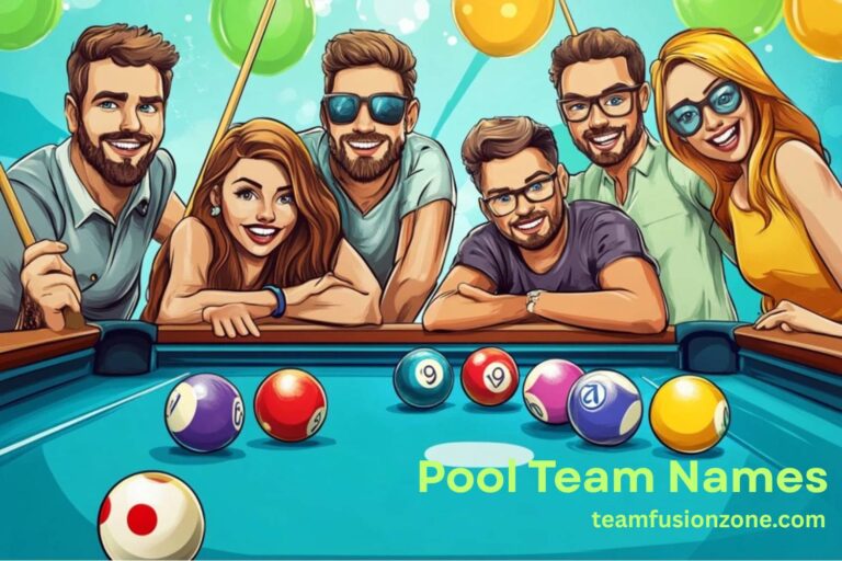 pool team names