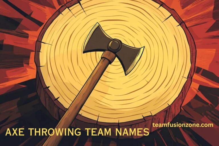 axe throwing team names