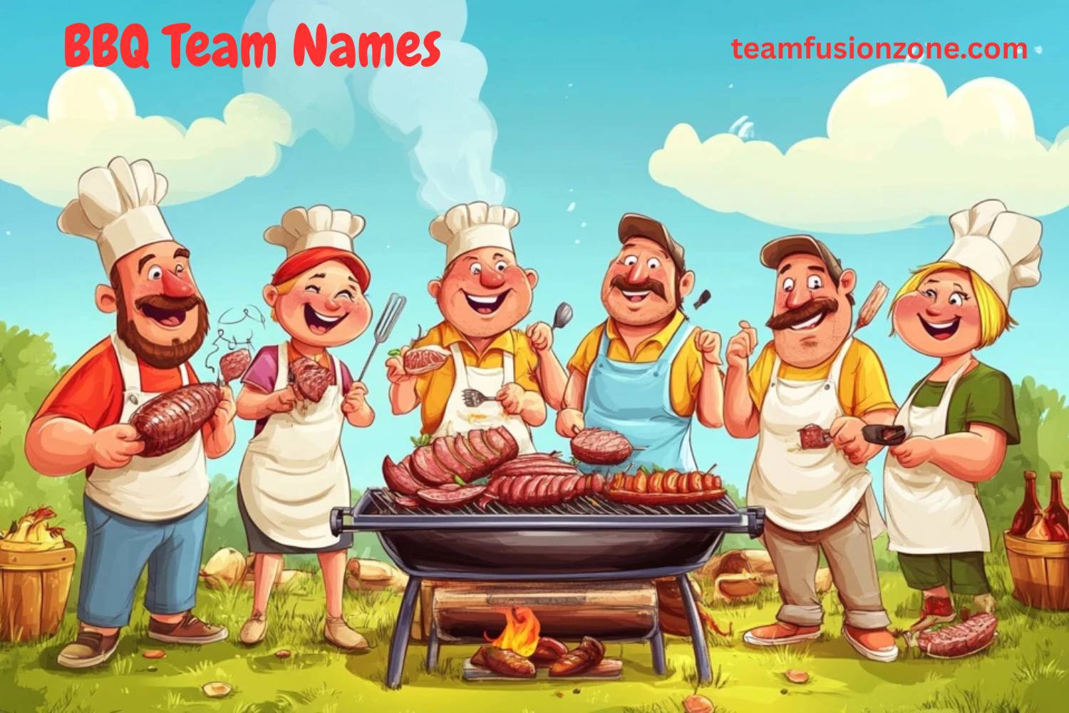 450+ BBQ Team Names [Funny, Cool & Creative Ideas] - Team Fusion Zone