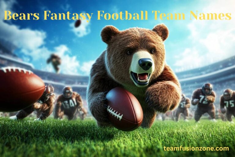 bears fantasy football team names