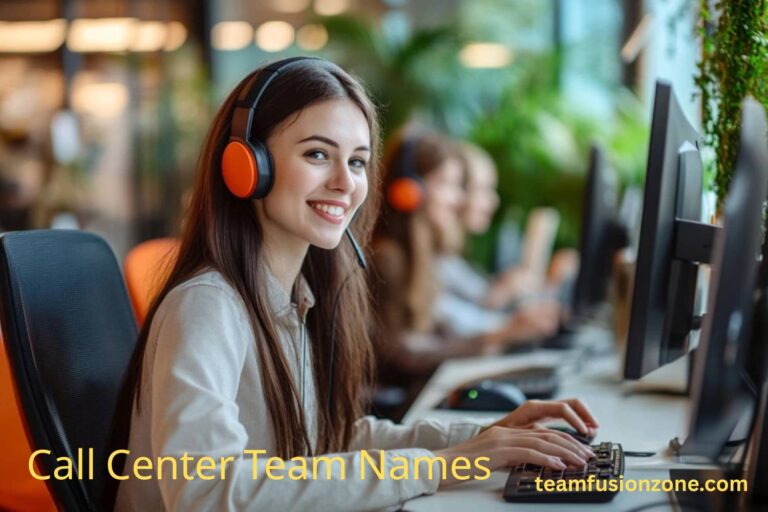 call center team names