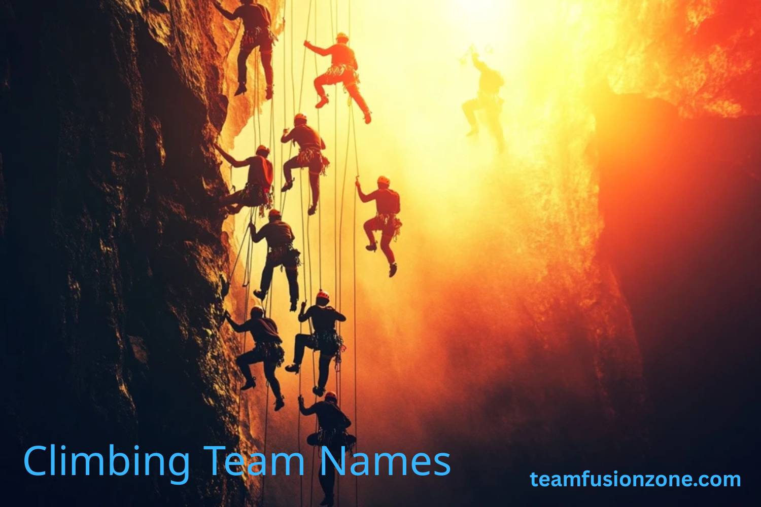 380+ Climbing Team Names [Funny, Cool & Creative Ideas] - Team Fusion Zone