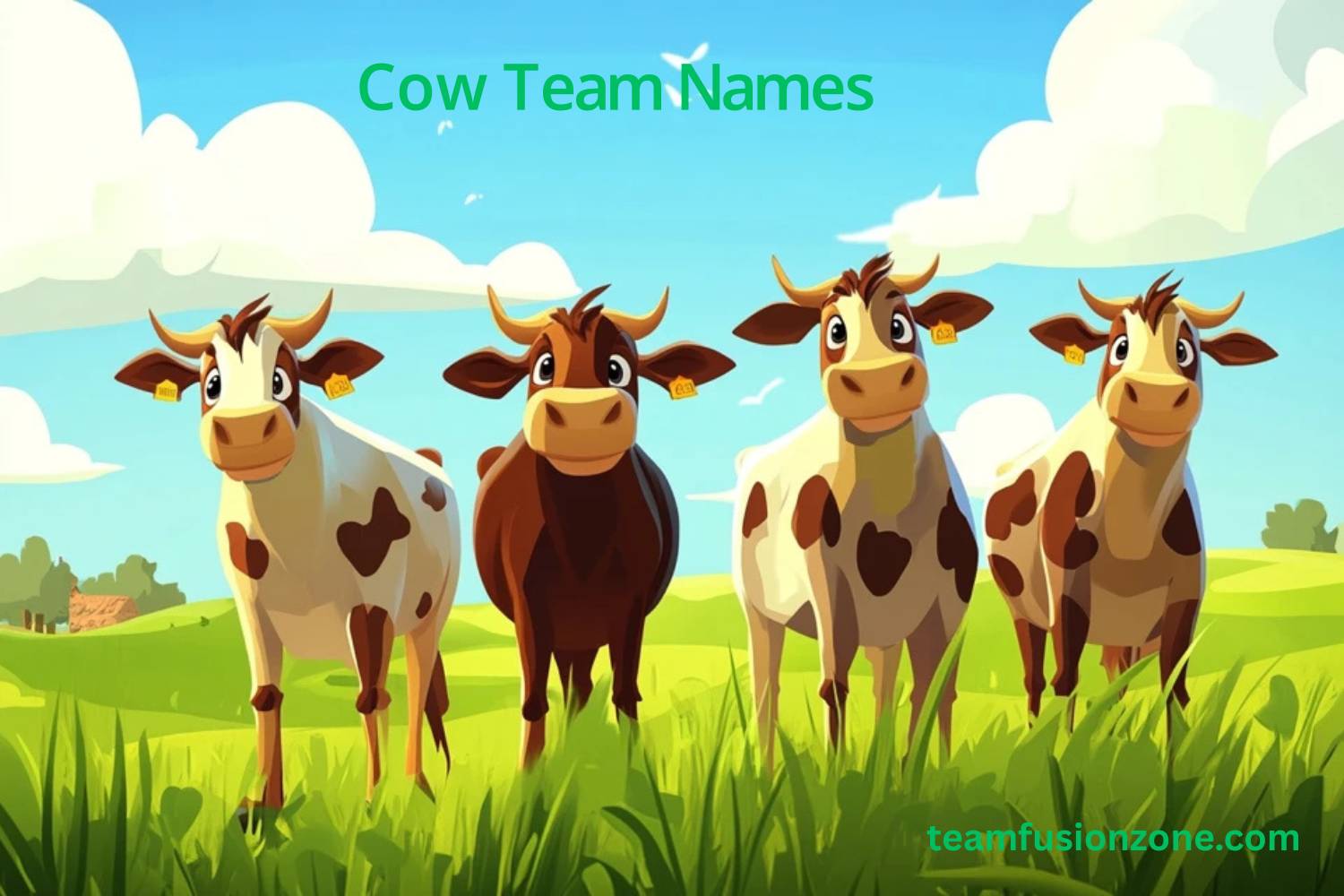 400+ Cow Team Names [Funny, Cute & Creative Ideas] - Team Fusion Zone