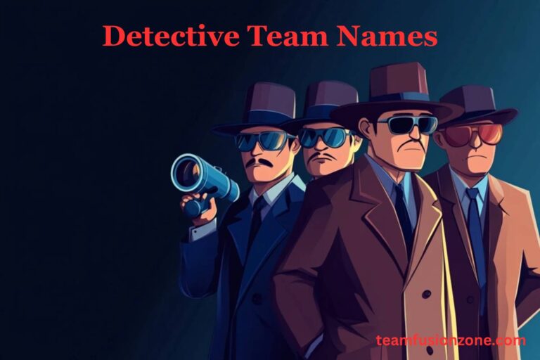detective team names