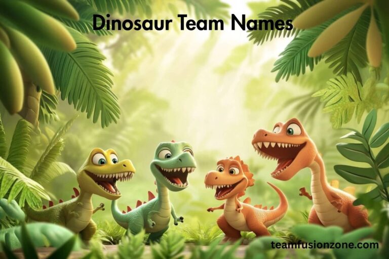 dinosaur team names