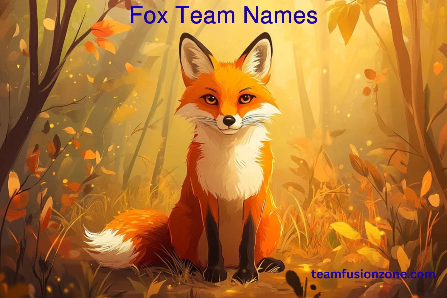 400+ Fox Team Names [Clever, Funny & Cool Ideas] - Team Fusion Zone