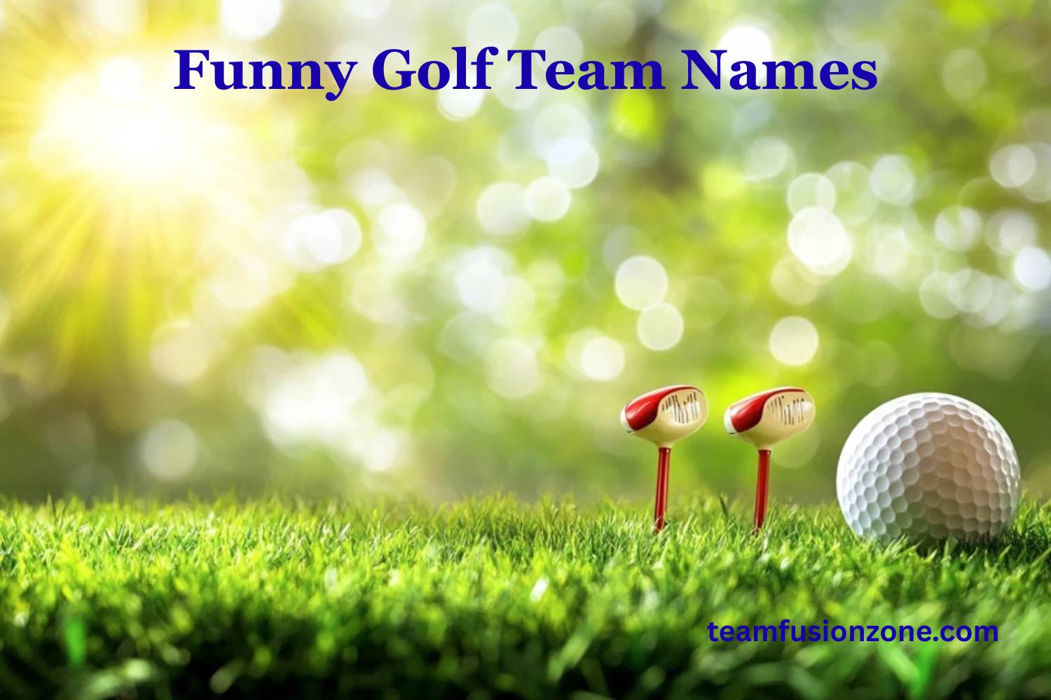 350+ Funny Golf Team Names [Best Ideas] - Team Fusion Zone