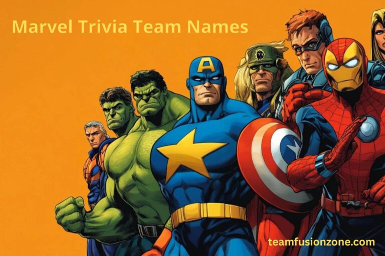 marvel trivia team names