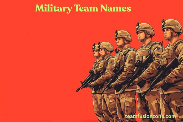 military team names