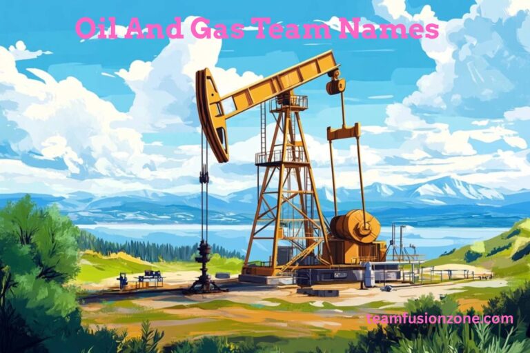 oil and gas team names