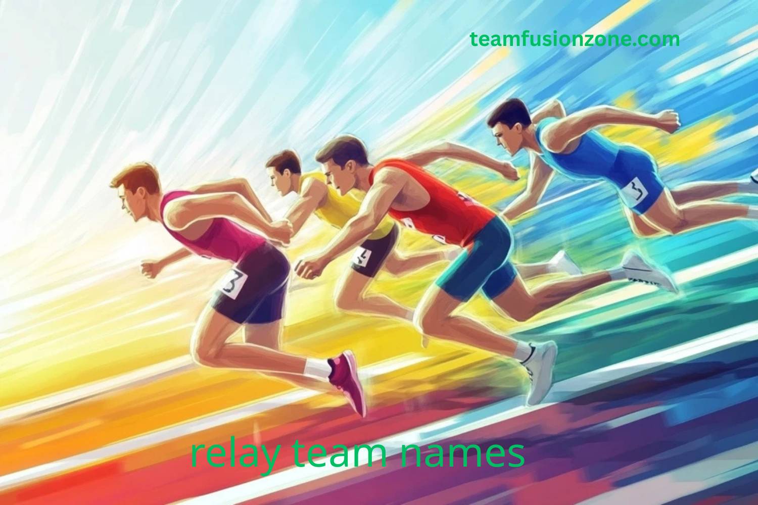 400+ Relay Team Names [Funny, Cool & Creative Ideas] - Team Fusion Zone