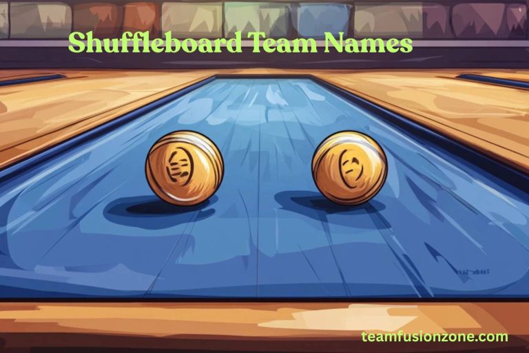 shuffleboard team names