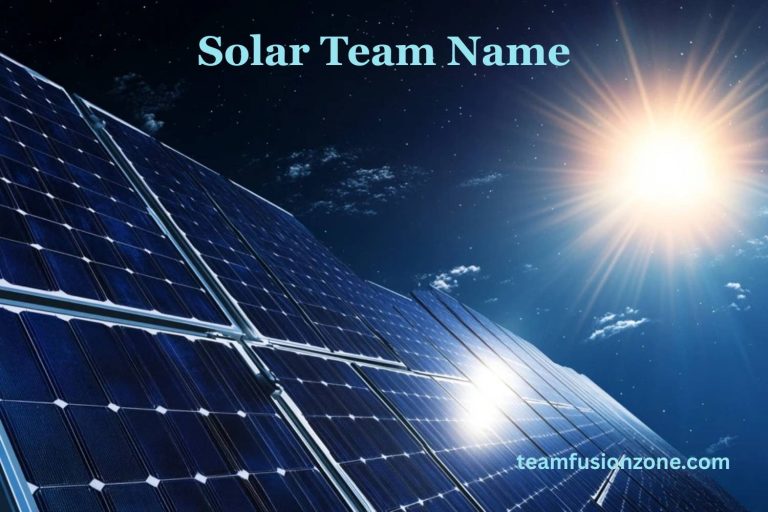 solar team names