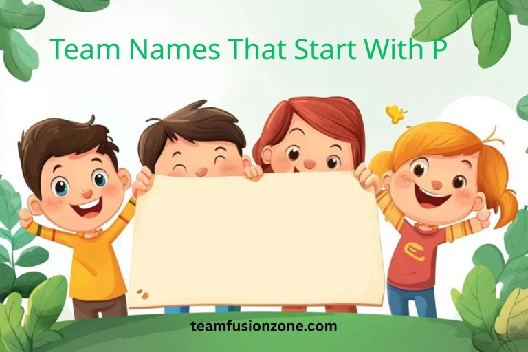 team names that start with p