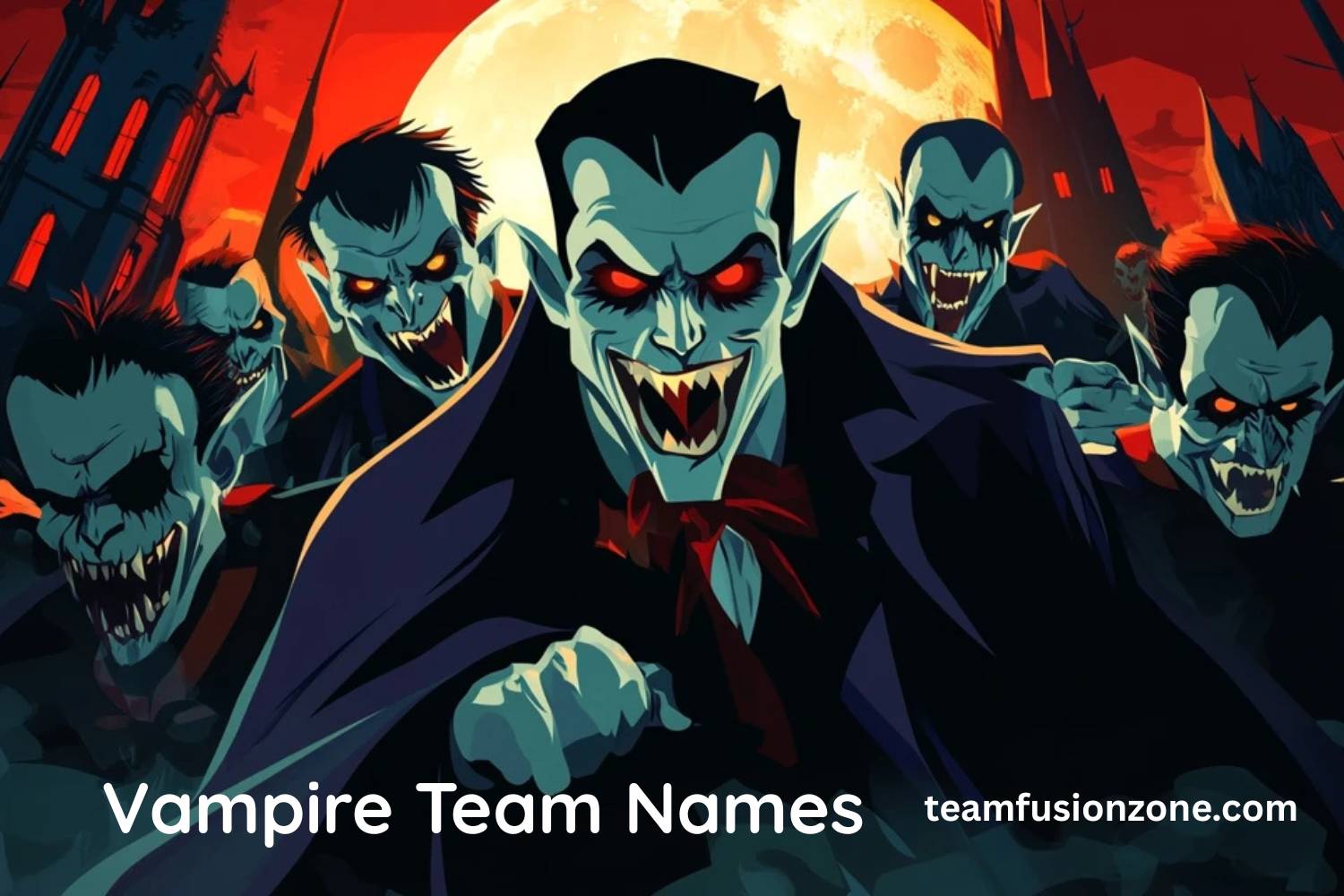 350+ Vampire Team Names [Spooky & Fun Ideas] - Team Fusion Zone