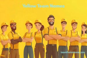400+ Yellow Team Names [Funny, Cool, and Creative Ideas]